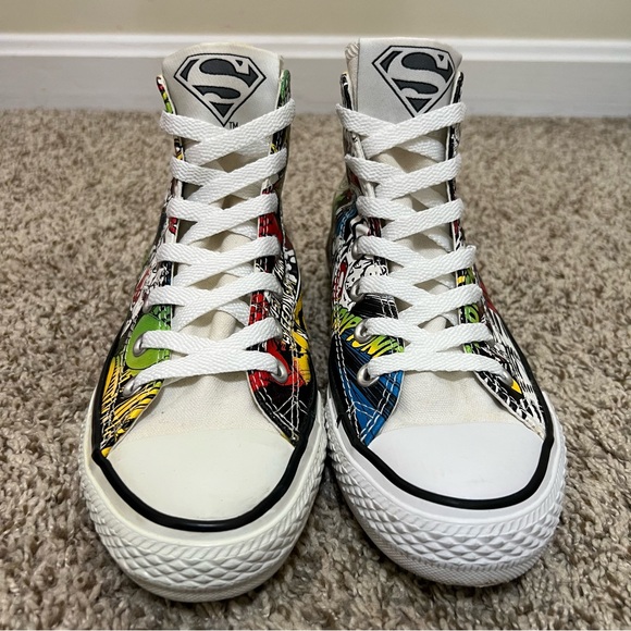 Converse All Star DC Comics Superman Sneaker Unisex Men’s 4/Women’s 6 - Picture 3 of 13